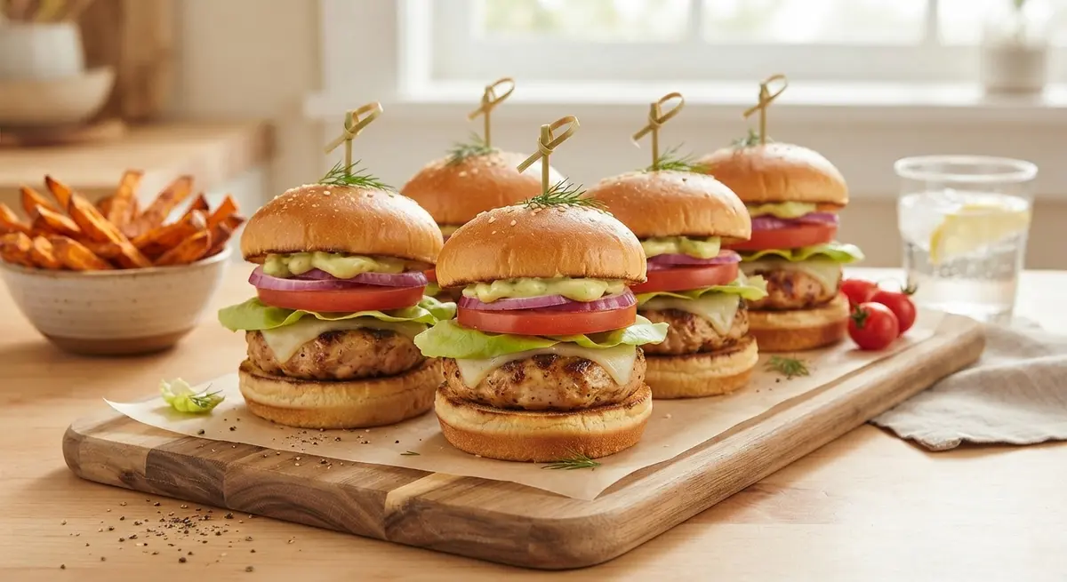 Turkey Burger sliders